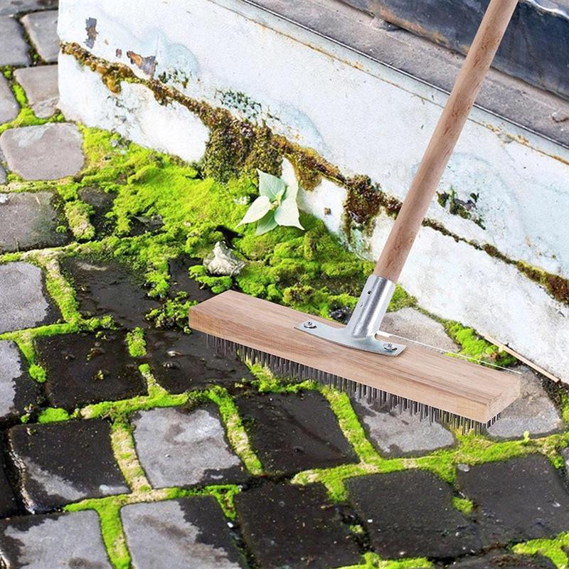 Cepillo exfoliante de acero en - Outdoor Power Broom reseña y precio