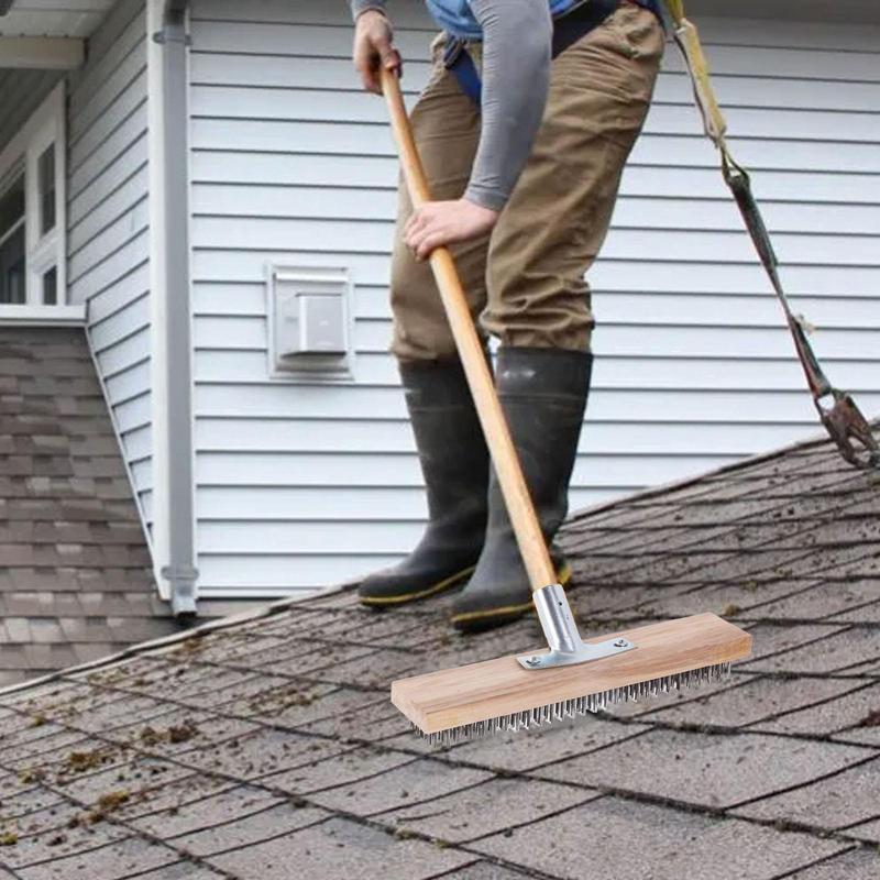 Cepillo exfoliante de acero en - Outdoor Power Broom reseña y precio