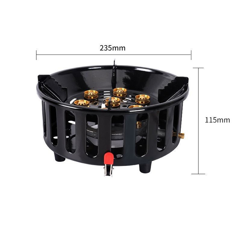 Estufa de Camping de 7 núcleos - Outdoor Power 'Hose' reseña y precio