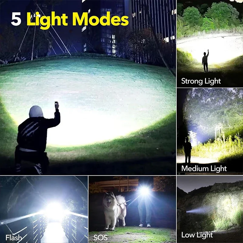 Linterna LED de alta potencia  - Outdoor Power For Camping reseña y precio